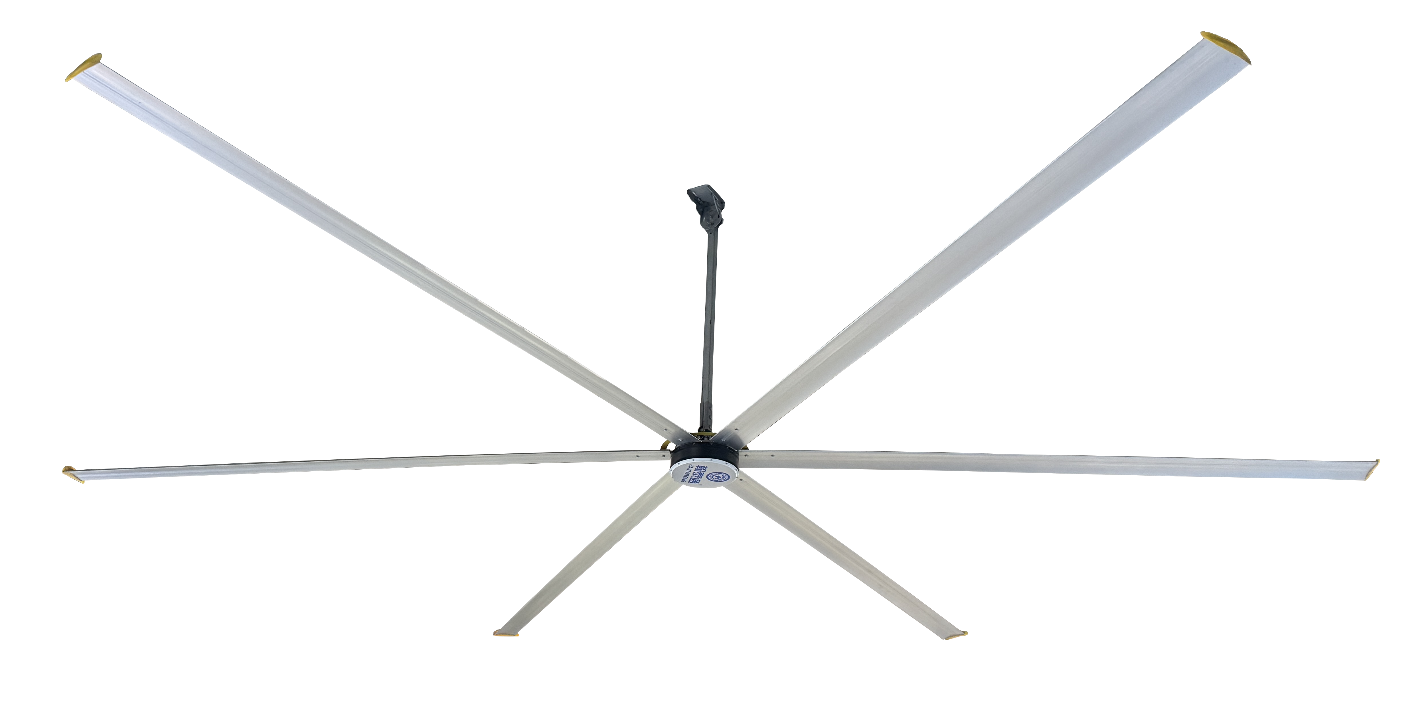 Installed Hantaitong industrial big fan close-up